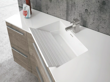 STORE EXCELLENT 01 - Wall-mounted wooden laundry room cabinet by Gruppo Geromin - view 3